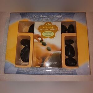NWOT Hot Stone Massage Book & Kit
